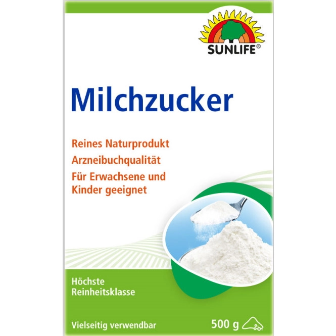 Sunlife Milchzucker 500G