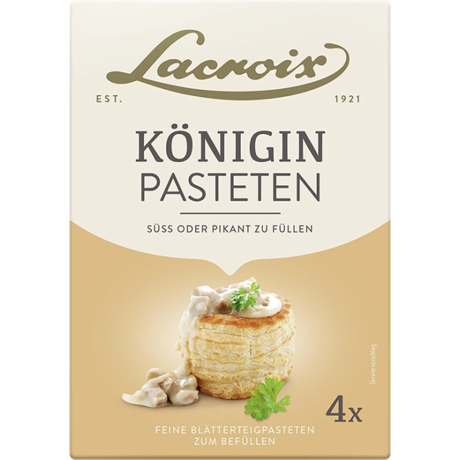 Lacroix Königin-Pasteten 100G