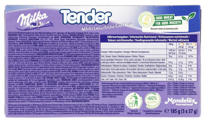 Milka Tender Milch 185G
