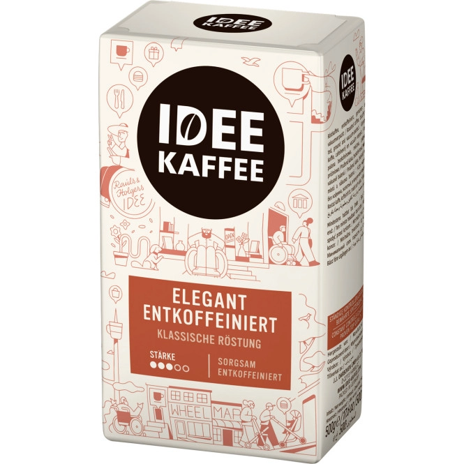 Darboven Idee Kaffee Entkoffeiniert gemahlen 500G