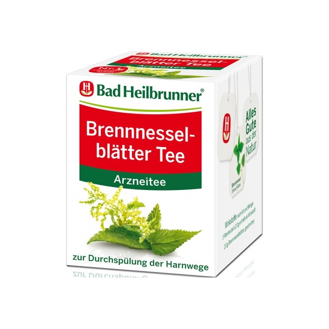 Bad Heilbrunner Brennnesselblätter Tee 8ST 16G