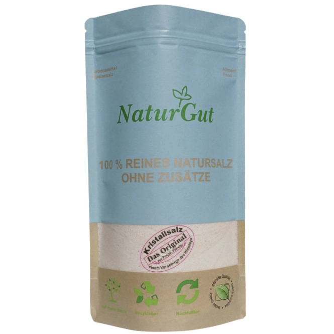 NaturGut Reines Natursalz ohne Zusätze 1KG