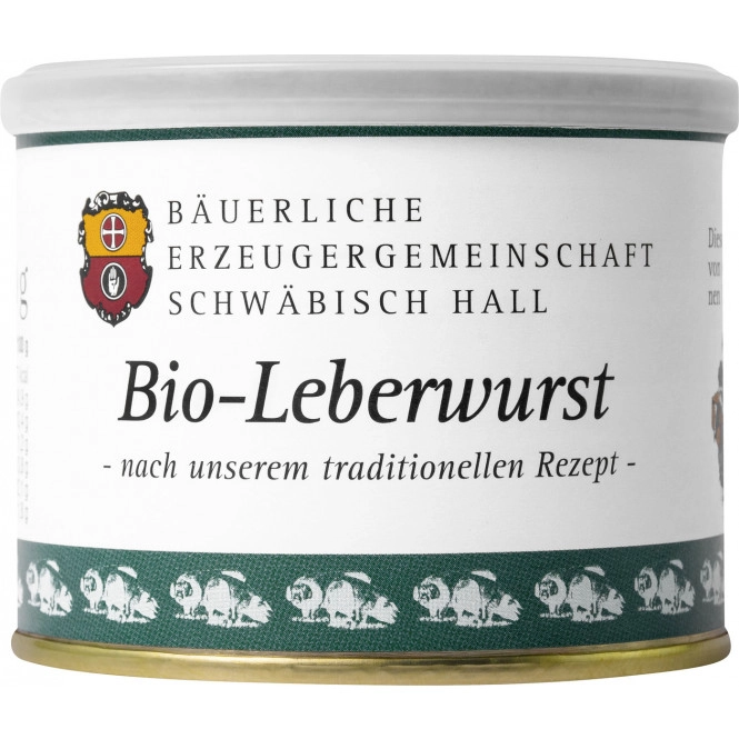 Bäuerliche EZG Schwäbisch Hall Bio-Leberwurst 200G