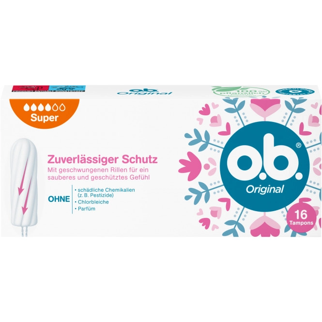 o.b.Original Tampons Super 16ST