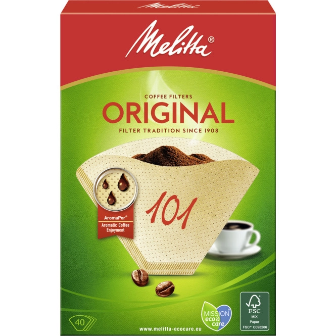 Melitta Kaffeefilter Original 101 naturbraun 40ST