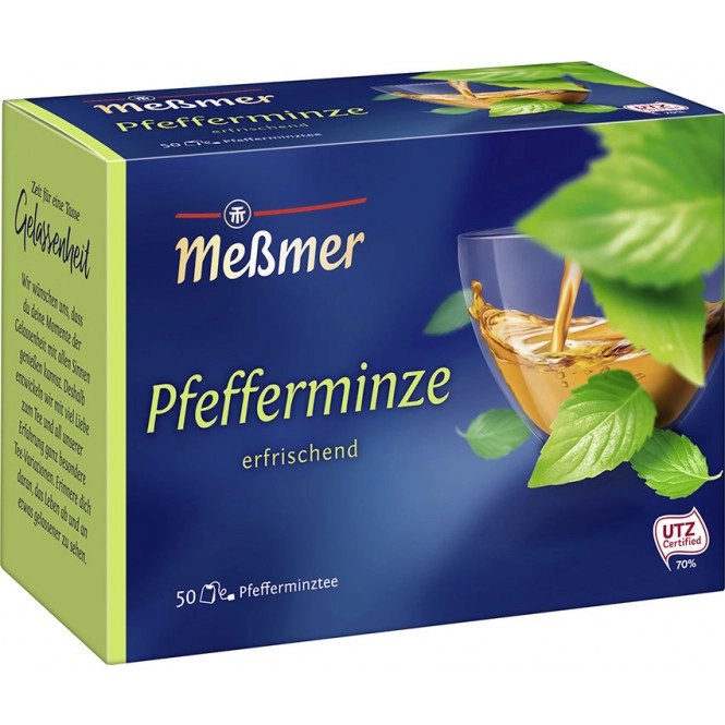 Meßmer Tee Pfefferminze groß 50ST 112,5G