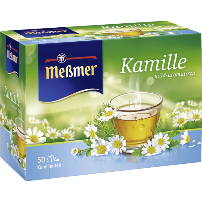 Meßmer Tee Kamillen 50ST 75G