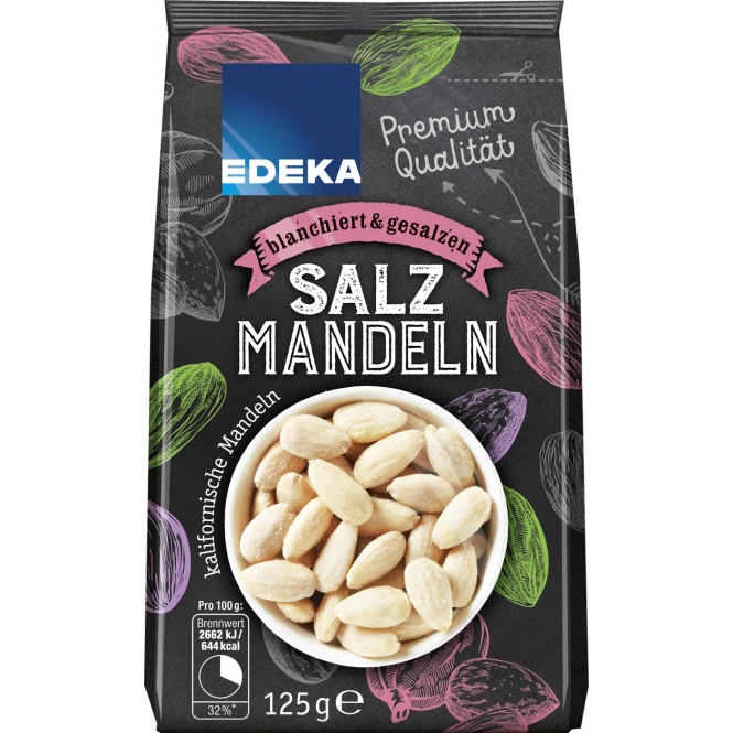 EDEKA Salzmandeln gesalzen 125G