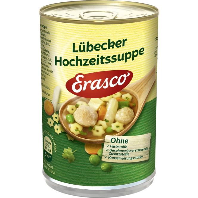 Erasco Lübecker Hochzeitssuppe 390ML