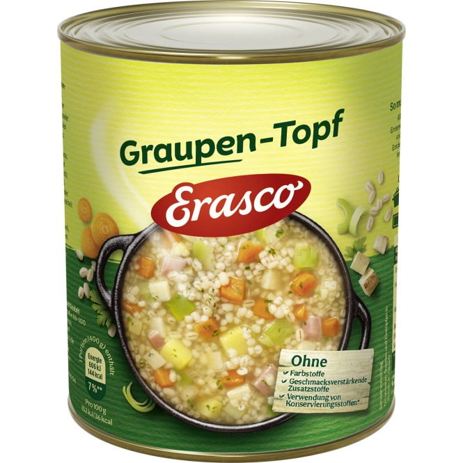 Erasco Graupen-Topf 800G