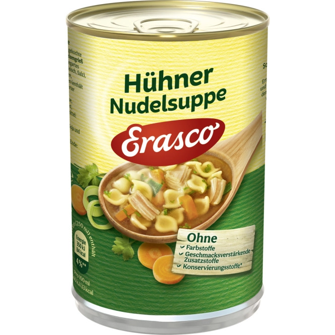 Erasco Hühner-Nudelsuppe 390ML