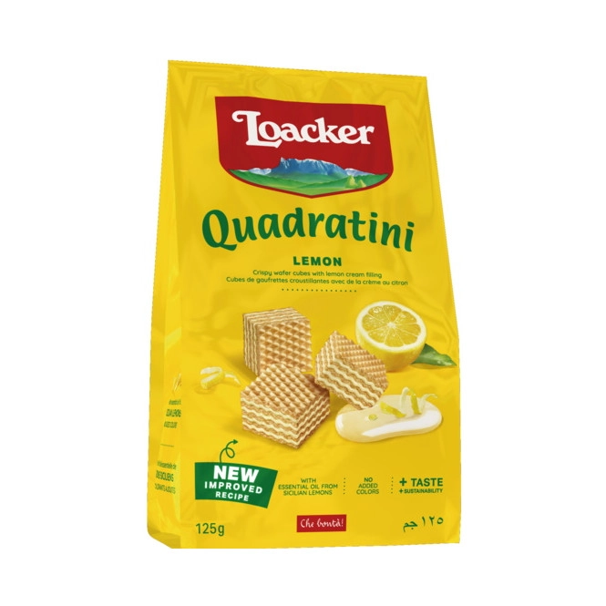 Loacker Quadratini Lemon 125g