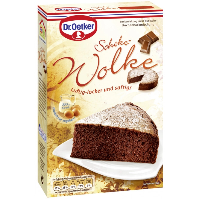 Dr.Oetker Backmischung Schoko-Wolke 455G