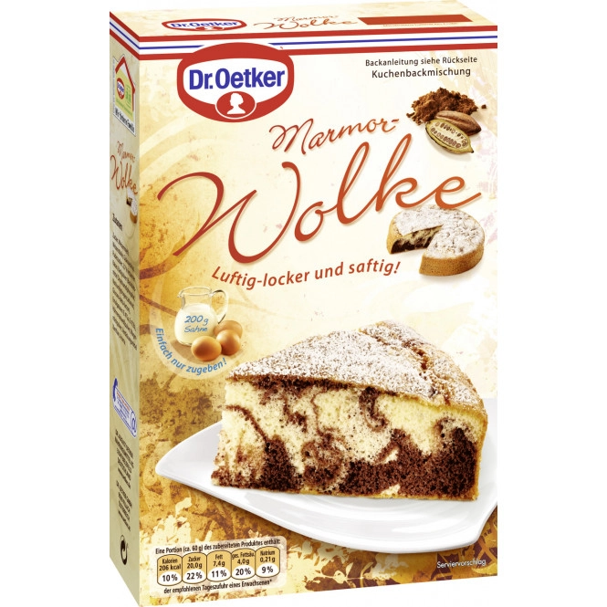 Dr.Oetker Backmischung Marmor-Wolke 455G