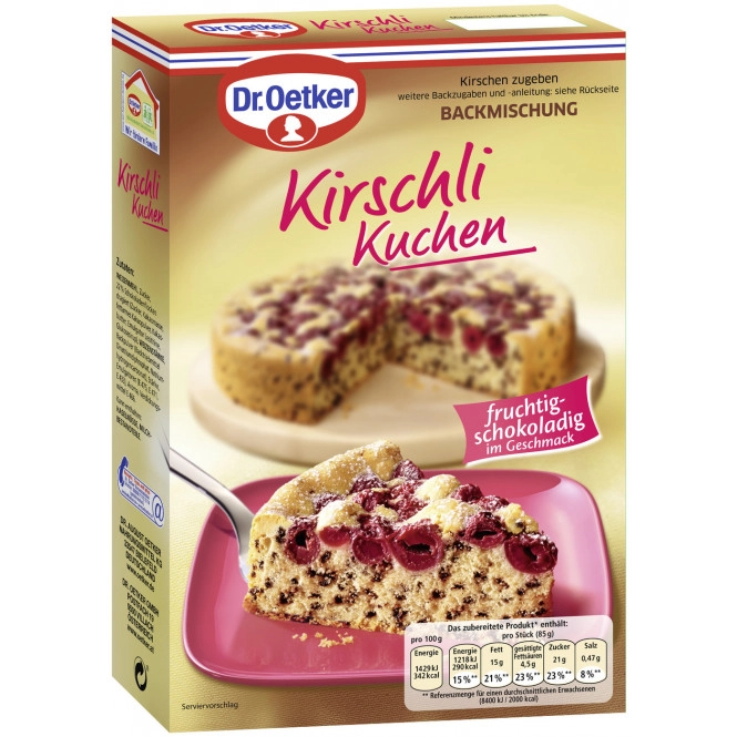 Dr.Oetker Backmischung Kirschli Kuchen 435G