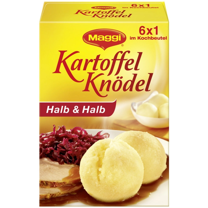 Maggi Kartoffel Knödel Halb & Halb im Kochbeutel 200G