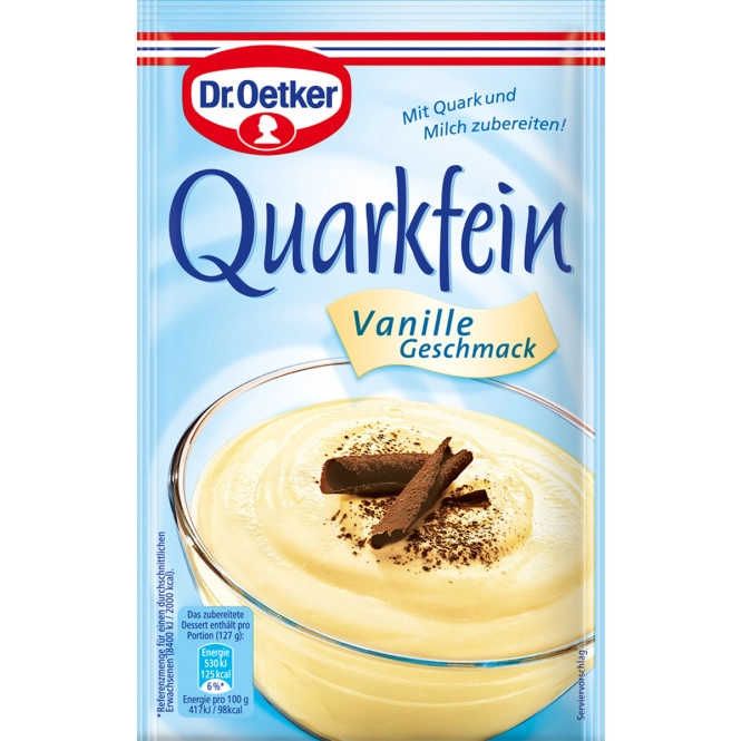 Dr.Oetker Quarkfein Vanille Geschmack 57G