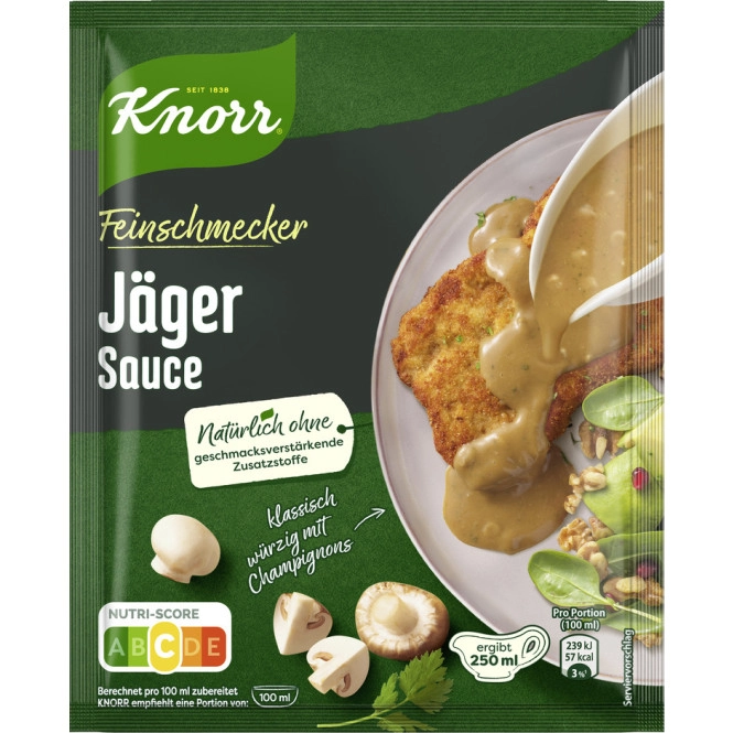 Knorr Feinschmecker Jäger Sauce ergibt 250ML