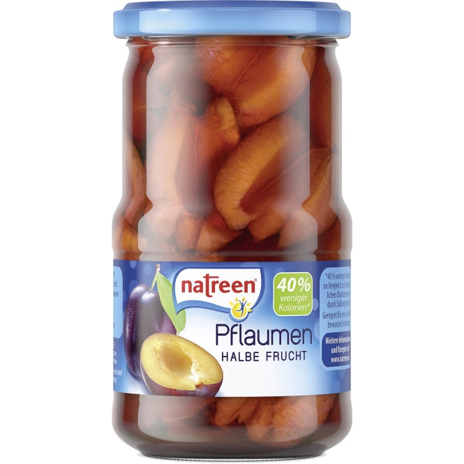 Natreen Pflaumen Halbe Frucht 340G