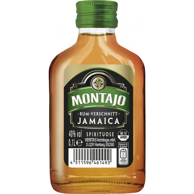 Montajo Jamaica Rum Versschnitt 40% 100ML