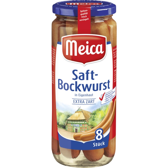 Meica 8 Saftbockwurst 540G