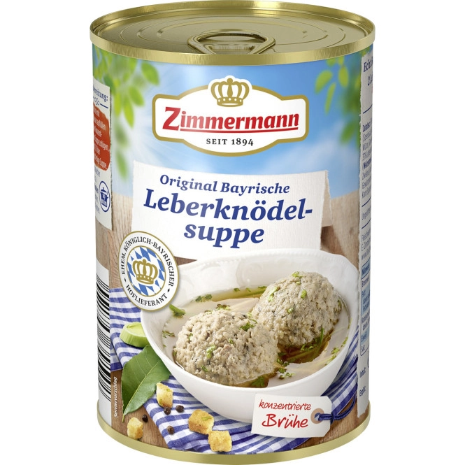 Zimmermann Leberknödel-Suppe 400ML