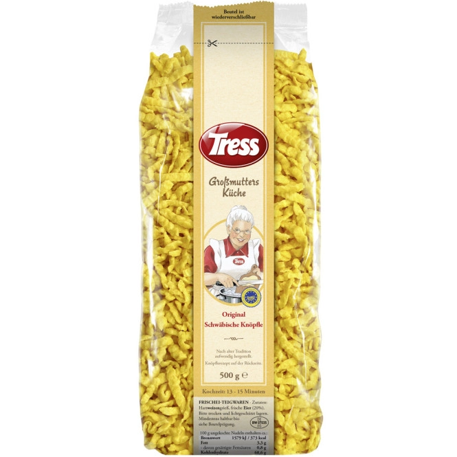 Tress Großmutters Küche Original Schwäbische Knöpfle 500G