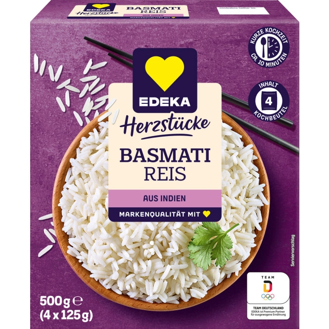 EDEKA Basmati-Reis im Kochbeutel 4x 125G