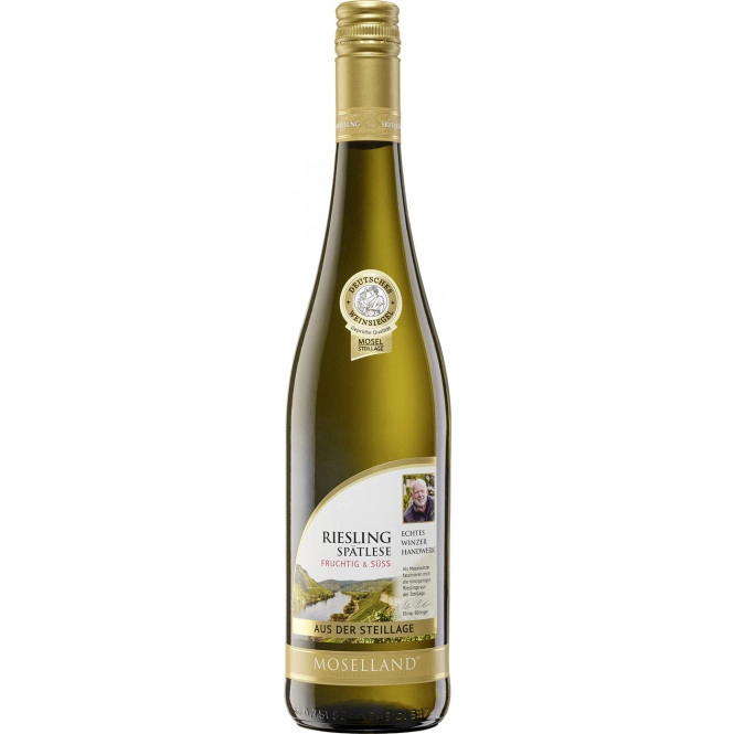 Moselland Riesling Spätlese Fruchtig & Süss 0,75L