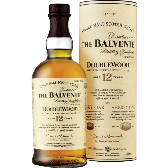 The Balvenie Whisky DoubleWood 12 Jahre 40% GP 0,7L 0,7 ltr