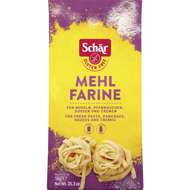 Schär Mehl für Nudeln, Pfannkuchen, Sossen und Cremes 1KG