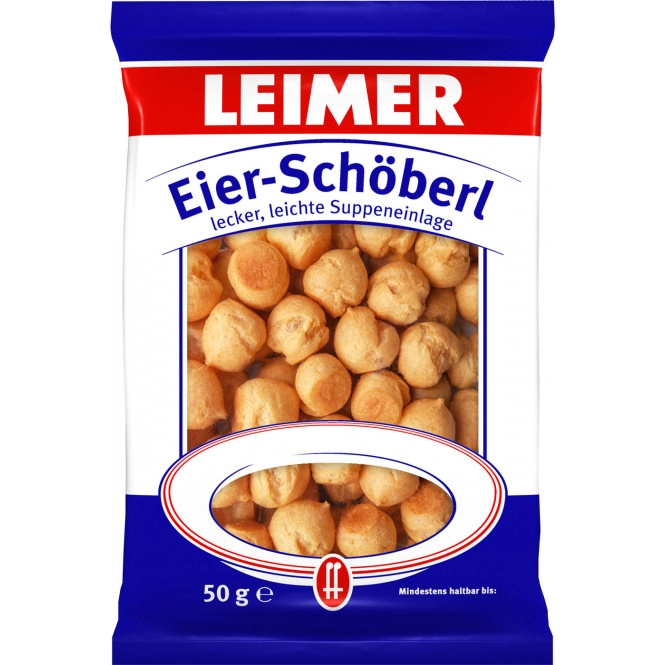 Leimer Eier-Schöberl Suppeneinlage 50G