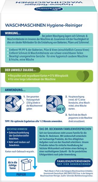 Dr. Beckmann Waschmaschinen Hygiene-Reiniger 250G
