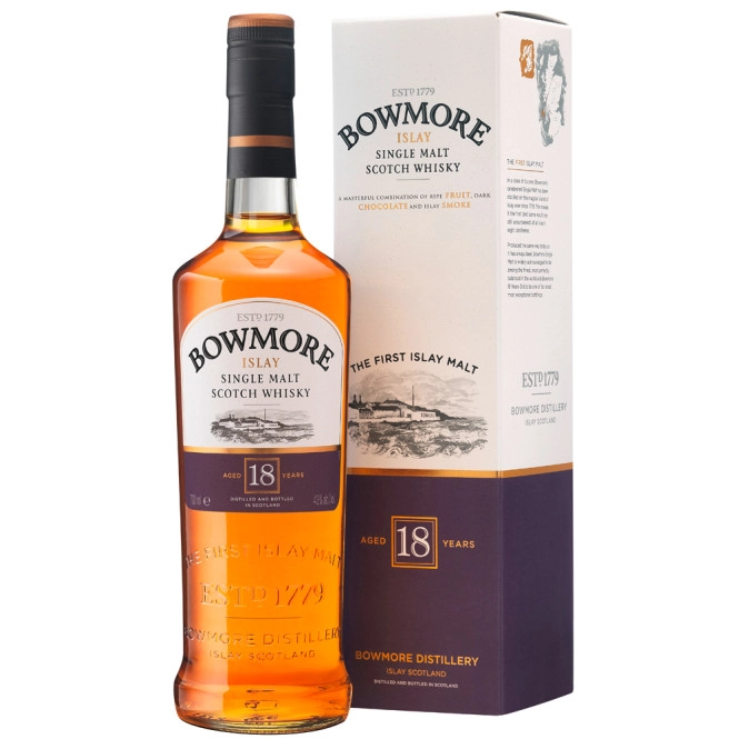 Bowmore Whisky 18 Jahre 43% GP 0,7L