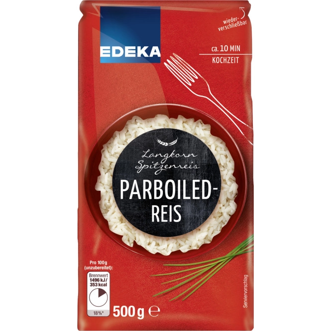 EDEKA Langkorn Spitzenreis Parboiled lose 500G