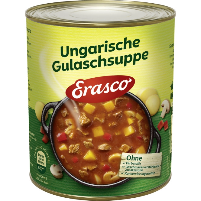 Erasco Ungarische Gulaschsuppe 770ML