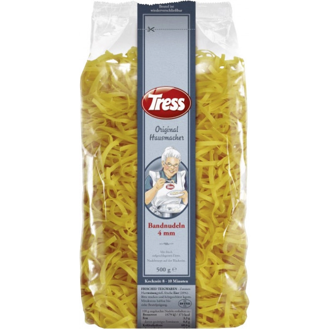 Tress Original Hausmacher Bandnudeln 4mm 500G