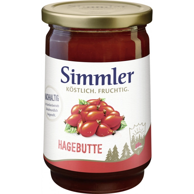 Simmler Konfitüre EXTRA Hagebutte 450G