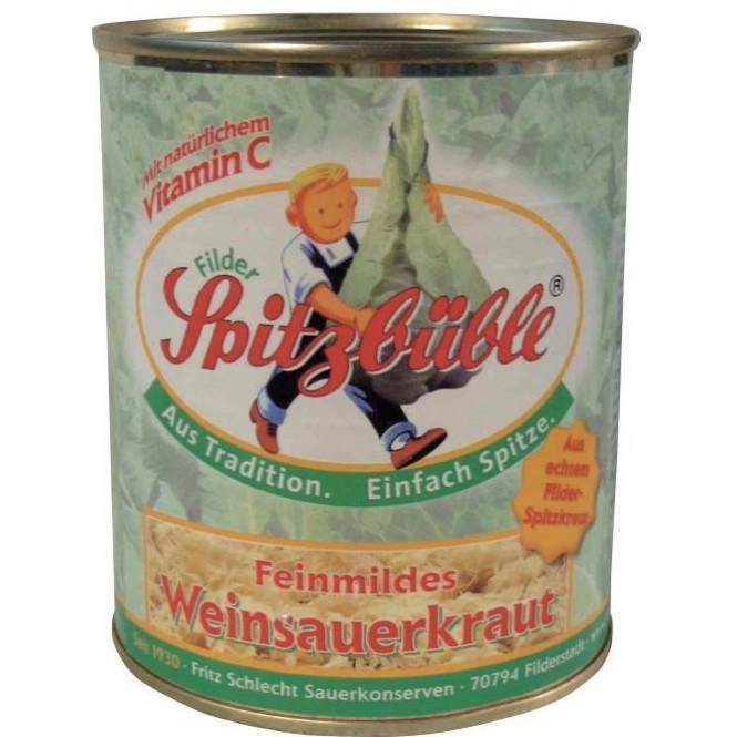 Filder Spitzbüble feinmildes Weinsauerkraut 810G