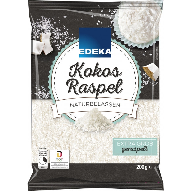 EDEKA Kokosraspel naturbelassen 200G