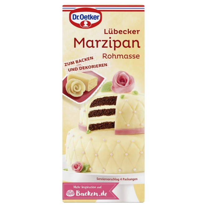 Dr.Oetker Lübecker Marzipan Rohmasse 200G