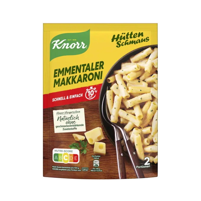 Knorr Hüttenschmaus Emmentaler Makkaroni 151G