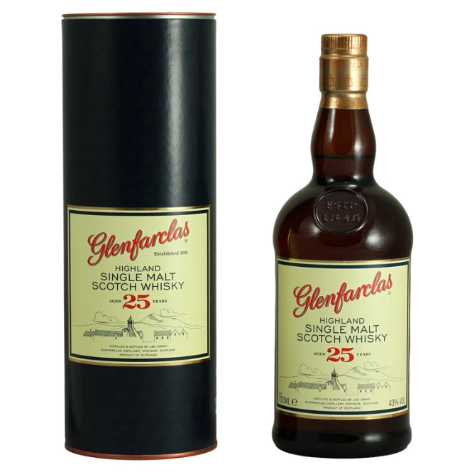 Glenfarclas Whisky 25 Jahre 43% 0,7L