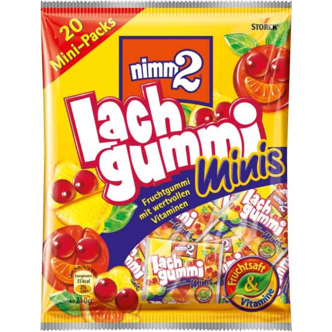 Storck Nimm2 Lachgummi Minis 210G