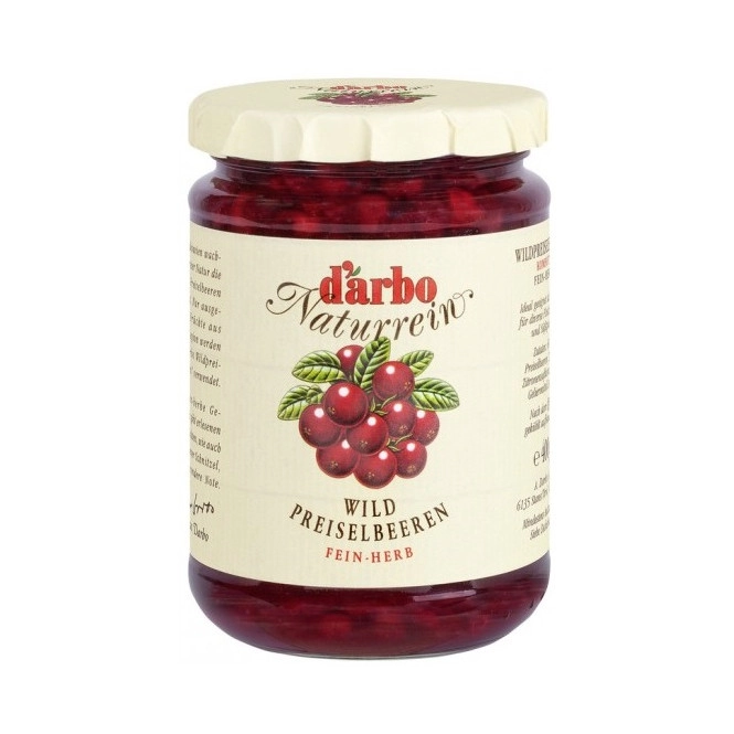 Darbo Naturrein Wildpreiselbeeren 400G 400 g