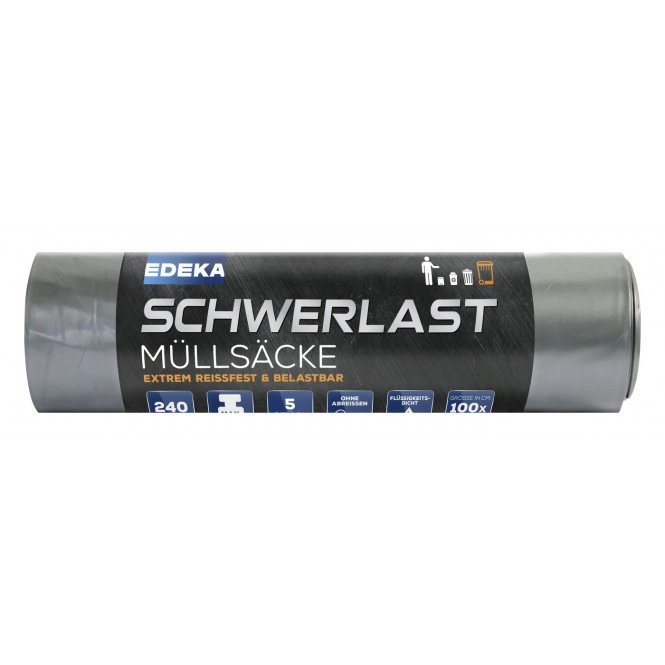EDEKA Schwerlast Müllsäcke 240L 5ST