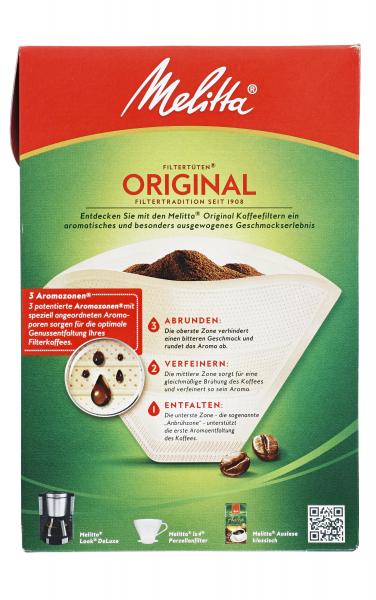 Melitta Aroma Filtertüten naturbraun Gr.1x4 80ST