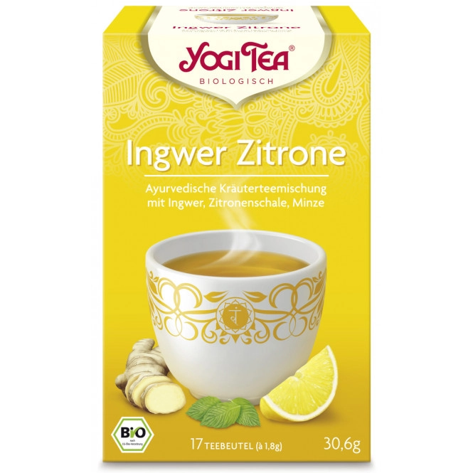 Yogi Tea Bio Ingwer Zitrone 17ST 30,6G