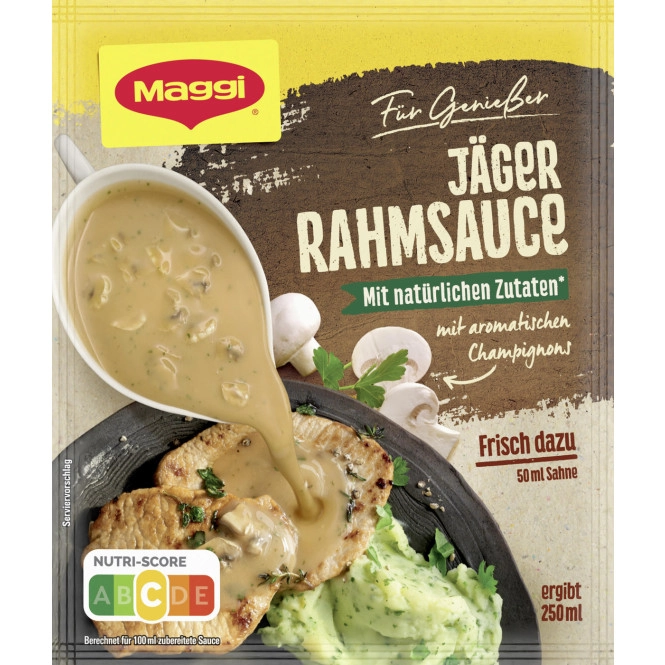 Maggi Für Genießer Jäger Rahmsauce ergibt 250ML