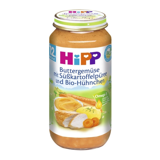 Hipp Bio Buttergemüse und Bio-Hühnchen ab 12. Monat 250G